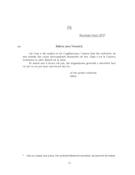 Dulcea mea Doamnă Eminul meu iubit