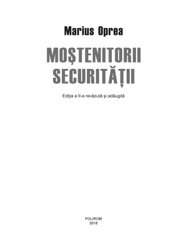 Moştenitorii Securităţii