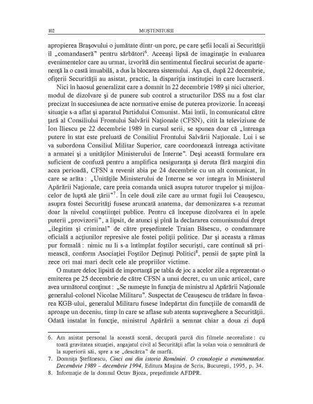 Moştenitorii Securităţii