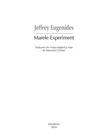 Marele Experiment Marele Experiment