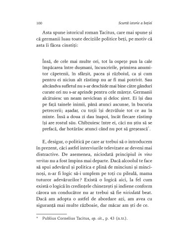 Scurtă istorie a beţiei Scurtă istorie a beţiei