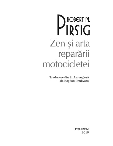 Zen şi arta reparării motocicletei
