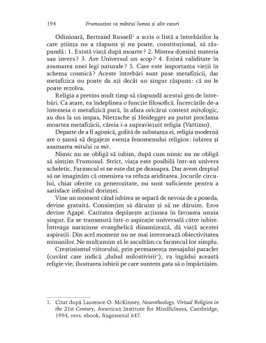 Frumuseţea va mîntui lumea şi alte... Frumuseţea va mîntui lumea şi alte...