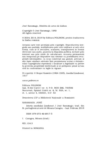 Istoria asediului Lisabonei Istoria asediului Lisabonei