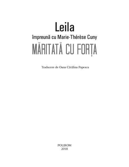 Măritată cu forța