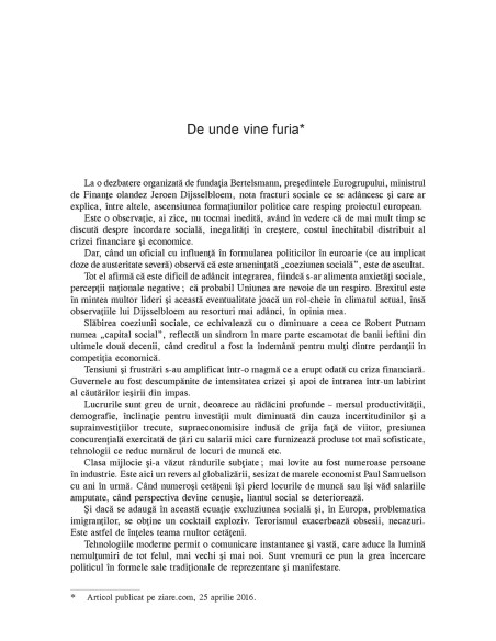 Băncile centrale, criza şi postcriza