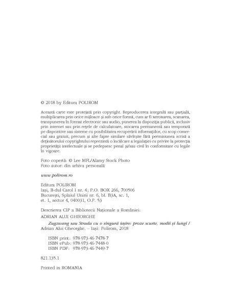 Zugzwang sau Strada cu o singură ieşire