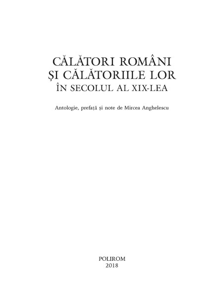 Călători români şi călătoriile lor în secolul al XIX-lea
