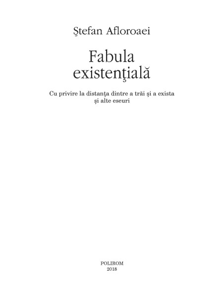 Fabula existenţială