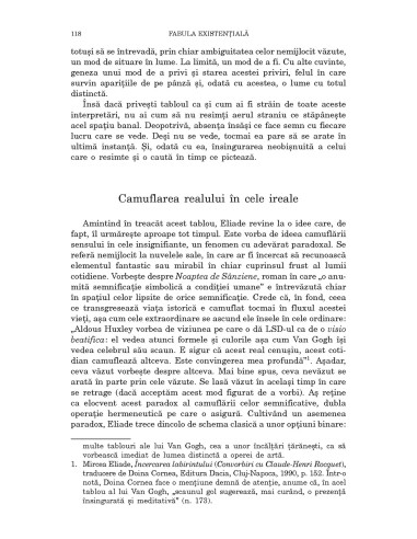 Fabula existenţială Fabula existenţială