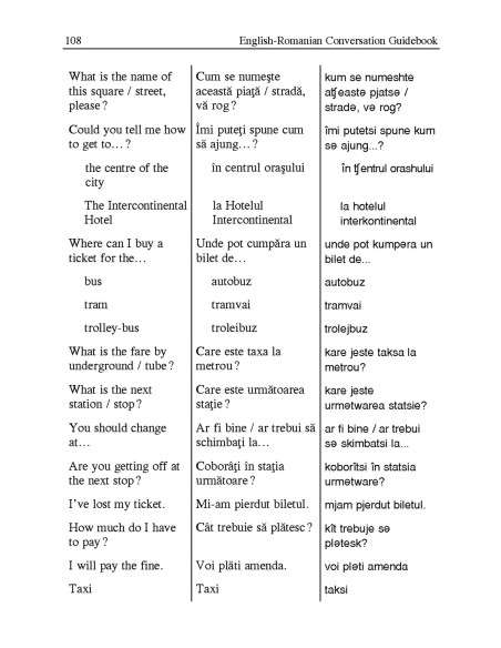 Ghid de conversație englez-român (ediția 2018)