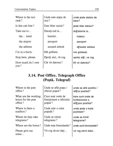 Ghid de conversație englez-român (ediția 2018)