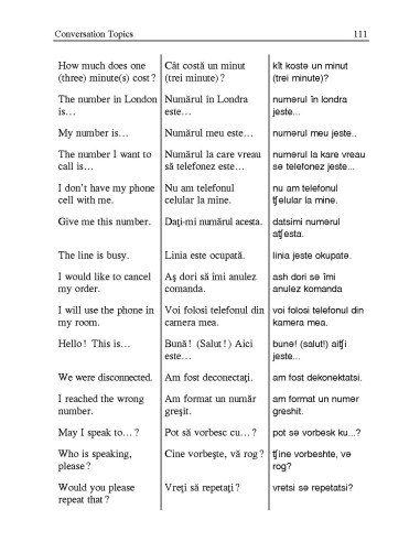 Ghid de conversație englez-român...