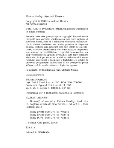 Maimuţă şi esenţă