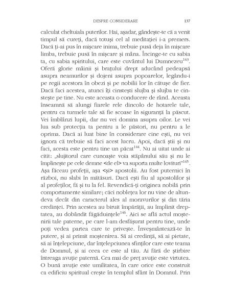 Despre considerare (ediţie bilingvă)