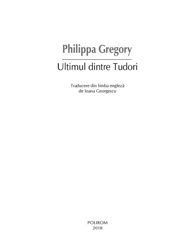 Ultimul dintre Tudori Ultimul dintre Tudori