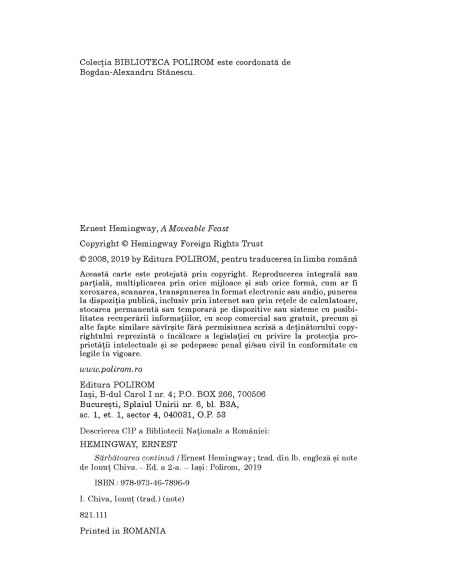 Sărbătoarea continuă (ediția 2019)