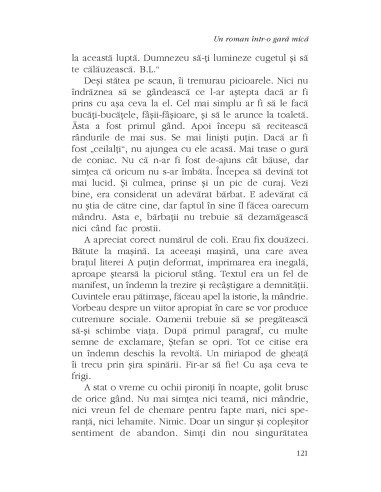 Un roman într-o gară mică Un roman într-o gară mică
