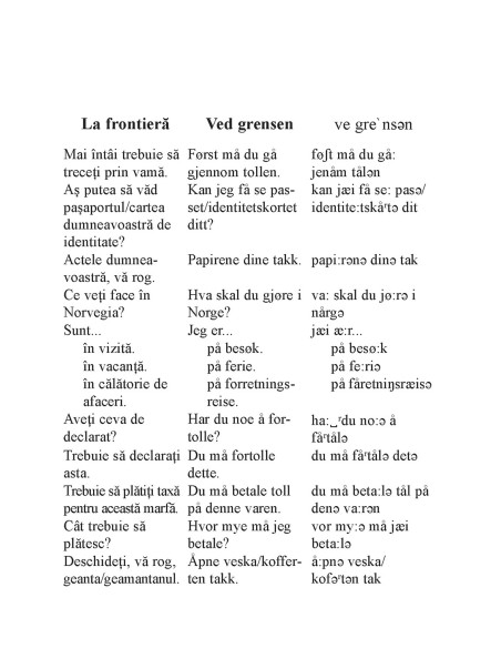 Ghid de conversație român-norvegian (ediţia a III-a)