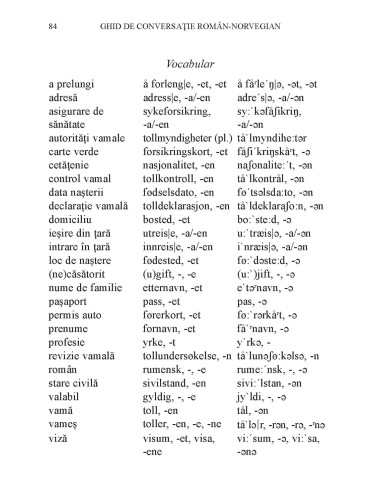 Ghid de conversație român-norvegian...