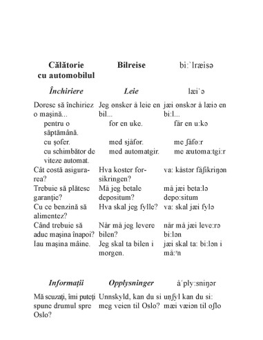 Ghid de conversație român-norvegian...