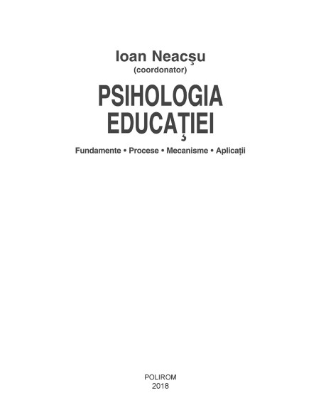 Psihologia educaţiei