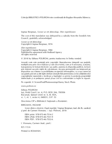 Scene dintr-o căsnicie. După repetiție