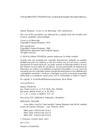 Scene dintr-o căsnicie. După repetiție