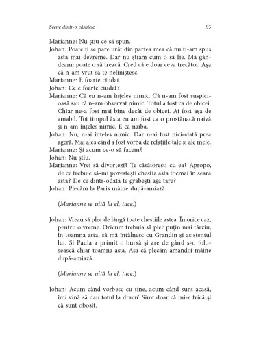 Scene dintr-o căsnicie. După repetiție