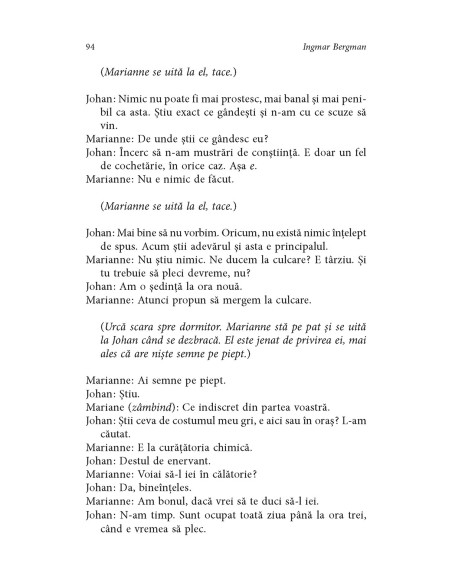 Scene dintr-o căsnicie. După repetiție