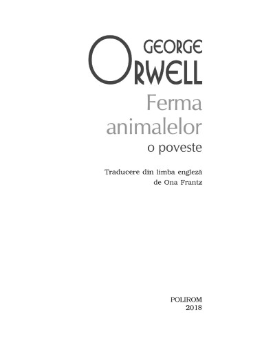 Ferma animalelor Ferma animalelor