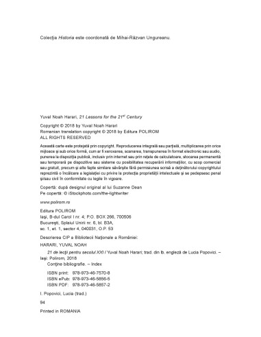 21 de lecţii pentru secolul XXI