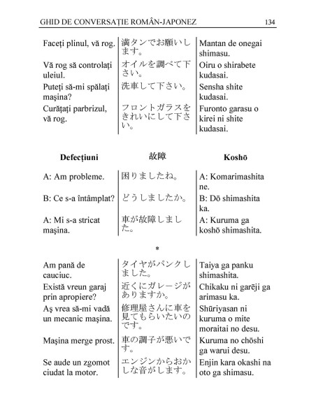 Ghid de conversaţie român-japonez