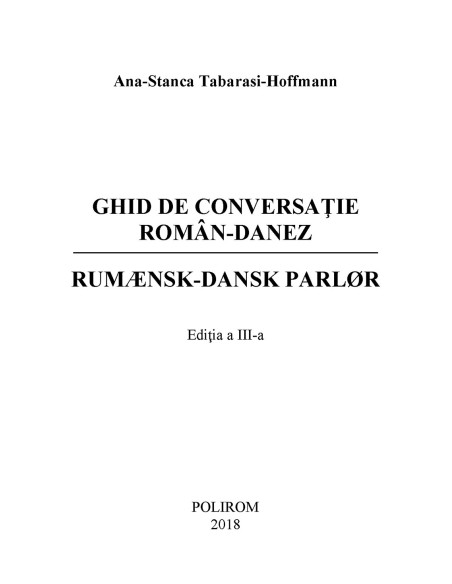 Ghid de conversație român-danez (ediţia a III-a, 2018)