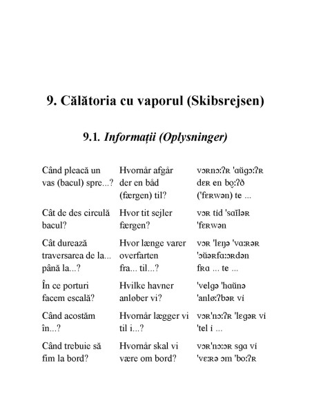 Ghid de conversație român-danez (ediţia a III-a, 2018)