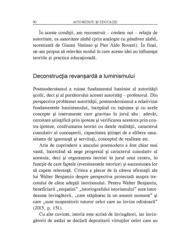 Autoritate și educație