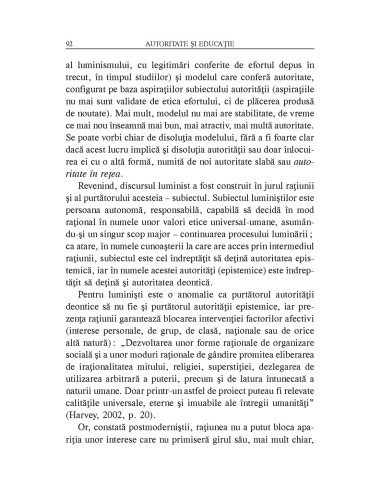 Autoritate și educație