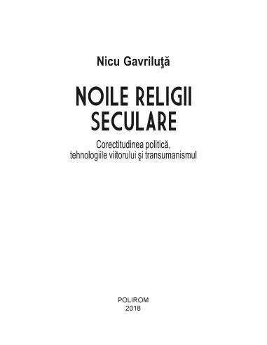 Noile religii seculare....