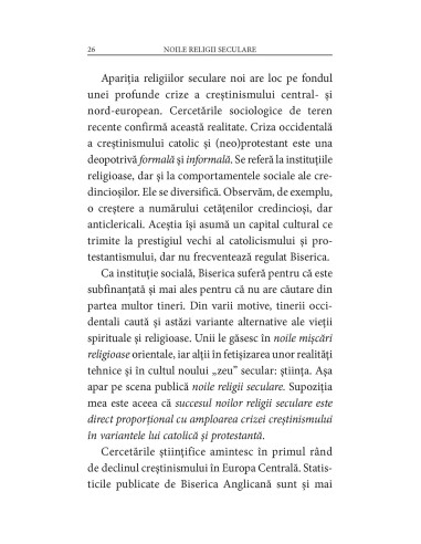 Noile religii seculare....