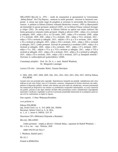 Limba germană. Simplu și eficient Limba germană. Simplu și eficient