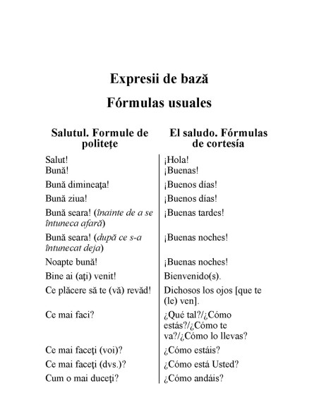 Ghid de conversație român-spaniol (ediţia a III-a)