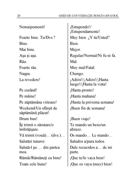 Ghid de conversație român-spaniol (ediţia a III-a)