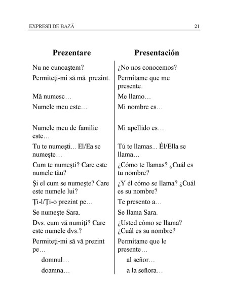 Ghid de conversație român-spaniol (ediţia a III-a)