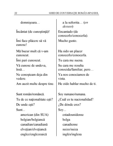 Ghid de conversație român-spaniol... Ghid de conversație român-spaniol...