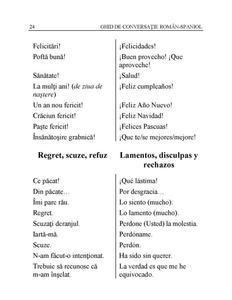 Ghid de conversație român-spaniol (ediţia a III-a)