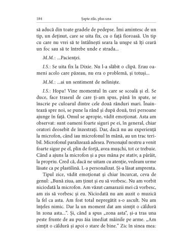 Șapte zile, plus una. Mircea Mihăieş...