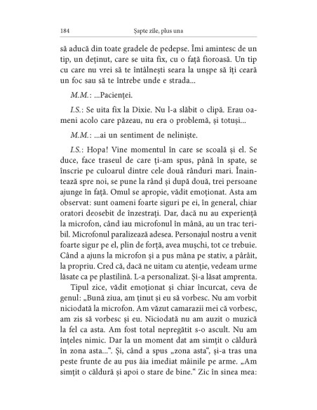 Șapte zile, plus una. Mircea Mihăieş în dialog cu Ilie Stepan