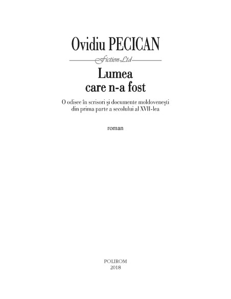 Lumea care n-a fost