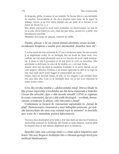 Vase comunicante. (Inter)feţe ale...