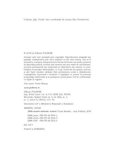 Zilele noastre mărunte